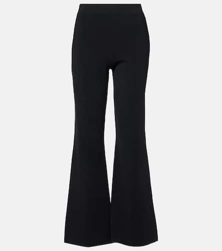 Knitted mid-rise flared pants - Joseph - Modalova