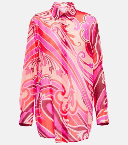 Etro Printed cotton and silk shirt - Etro - Modalova