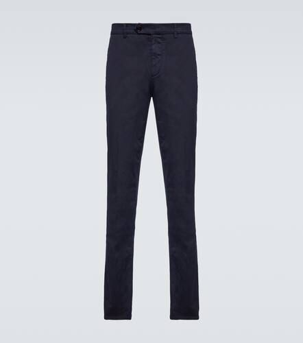 Cotton-blend slim pants - Brunello Cucinelli - Modalova