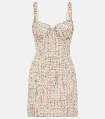 Embellished boucle minidress - Self-Portrait - Modalova