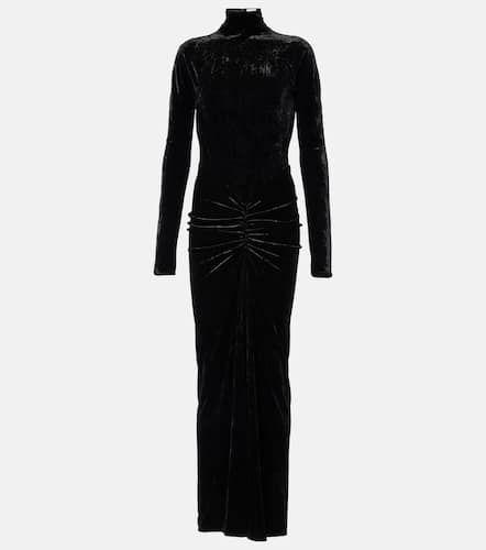 AlaÃ¯a Ruched velvet midi dress - Alaia - Modalova