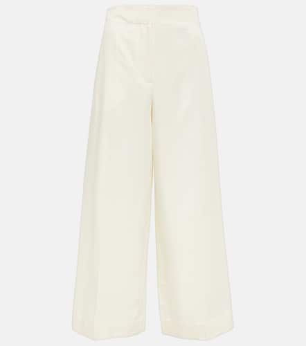 Thurlow silk and cotton wide-leg pants - Joseph - Modalova