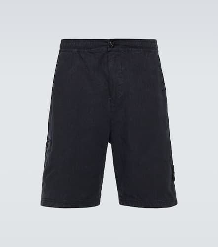 Shorts Compass aus einem Leinengemisch - Stone Island - Modalova