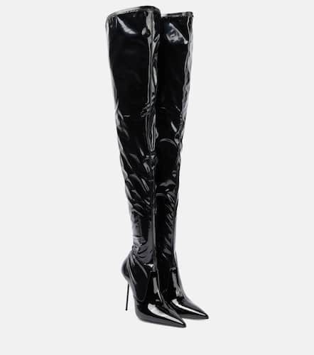 Lidia latex over-the-knee boots - Paris Texas - Modalova