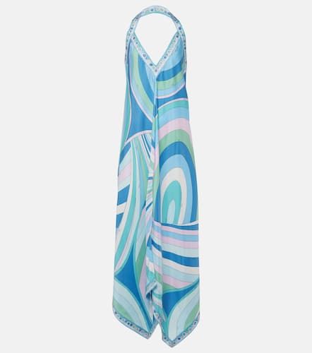 Pucci Iride silk twill maxi dress - Pucci - Modalova