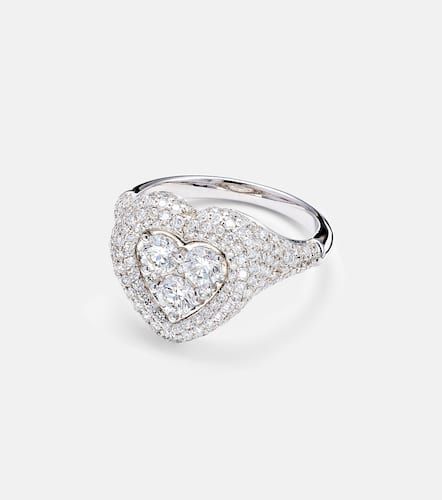 Anillo Manaal de oro de 18 ct con diamantes - Kamyen - Modalova