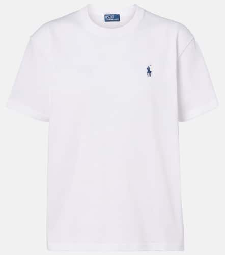T-shirt rayé en coton à logo - Polo Ralph Lauren - Modalova