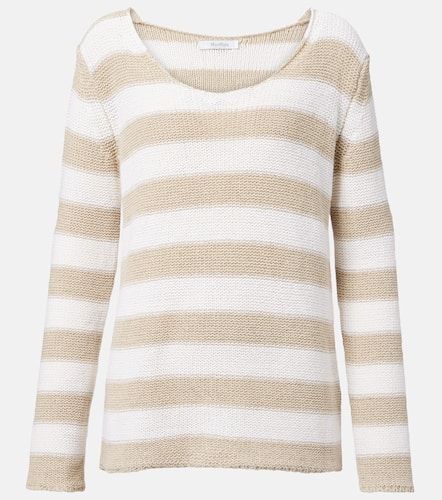 Palazzi striped linen and cotton sweater - Max Mara - Modalova