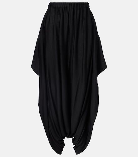 High-rise wool tapered pants - Junya Watanabe - Modalova