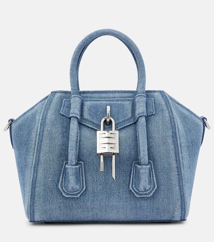 Tote Antigona Lock Mini en denim - Givenchy - Modalova