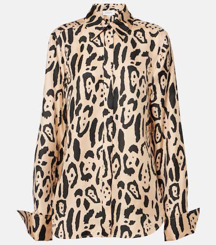 Armony leopard-print silk top - Sportmax - Modalova