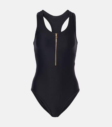 Zip-detail racerback swimsuit - Heidi Klein - Modalova