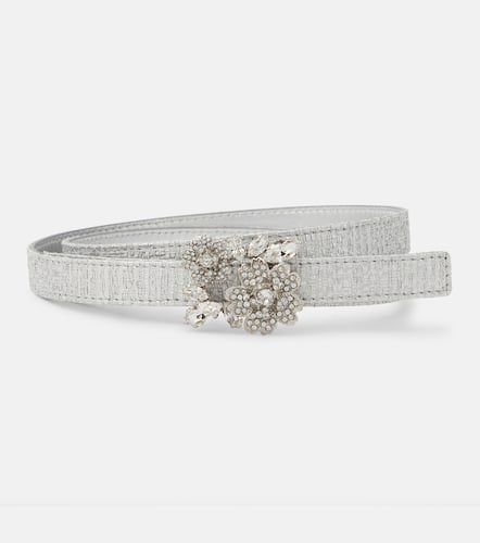 RV Bouquet Strass leather belt - Roger Vivier - Modalova