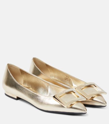 Ballerinas Gommettine aus Metallic-Leder - Roger Vivier - Modalova