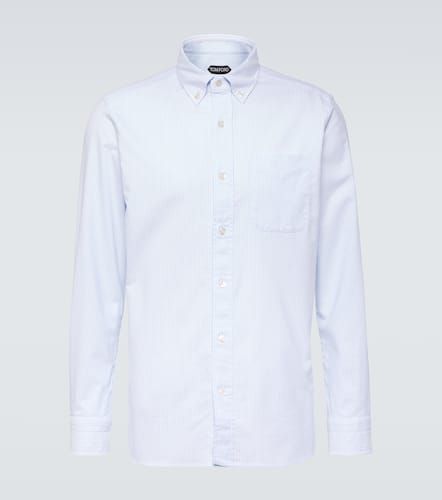 Camisa de popelín de algodón a rayas - Tom Ford - Modalova