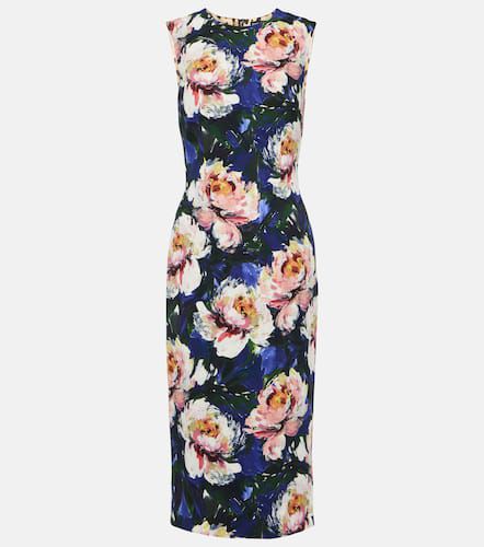 Floral cady midi dress - Dolce&Gabbana - Modalova