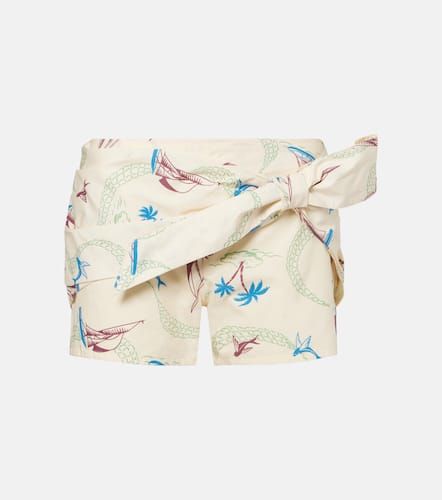 Rabanne Short imprimé en coton - Rabanne - Modalova