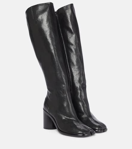 Tabi leather knee-high leather boots - Maison Margiela - Modalova