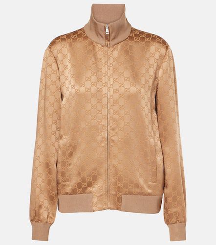 Chaqueta de satén GG en jacquard - Gucci - Modalova