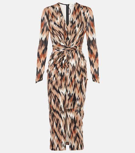 Hades printed gathered jersey midi dress - Diane von Furstenberg - Modalova