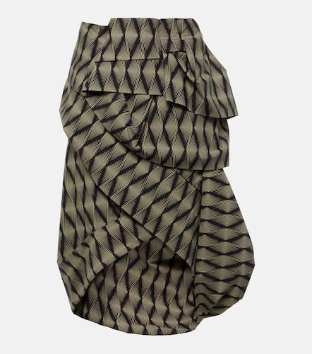 Sispy printed cotton wrap skirt - Dries Van Noten - Modalova