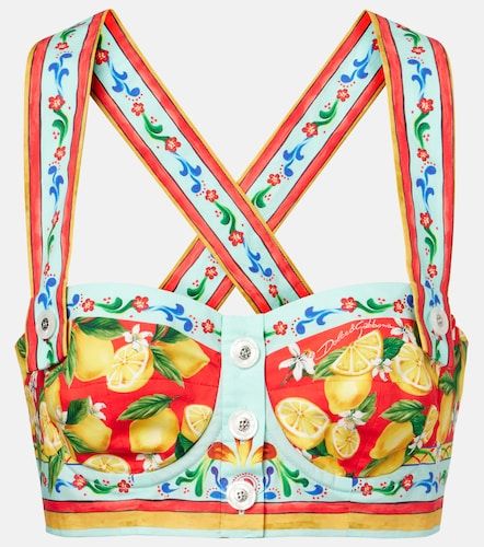 Dolce&Gabbana Printed bra top - Dolce&Gabbana - Modalova