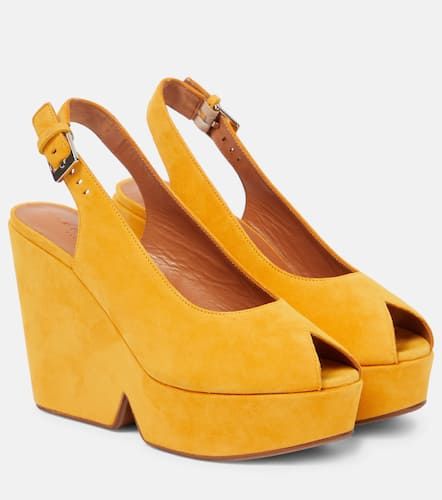 Dylan 110 suede platform sandals - Clergerie - Modalova