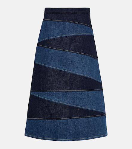 Kenzo Patchwork denim midi skirt - Kenzo - Modalova