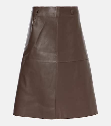 Toteme Leather midi skirt - Toteme - Modalova