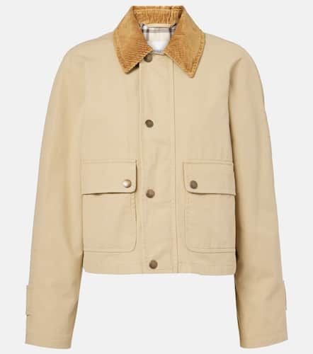 Chaqueta en gabardina de algodón - Burberry - Modalova