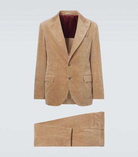 Abito in velluto a coste di cotone e cashmere - Brunello Cucinelli - Modalova