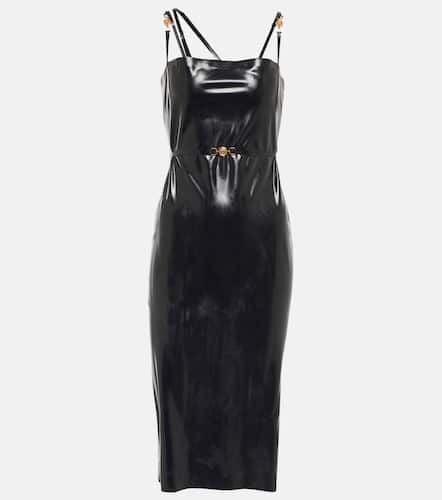 Versace Abito midi Medusa in latex - Versace - Modalova