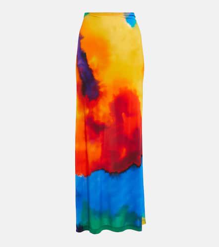 Printed high-rise maxi skirt - Rabanne - Modalova