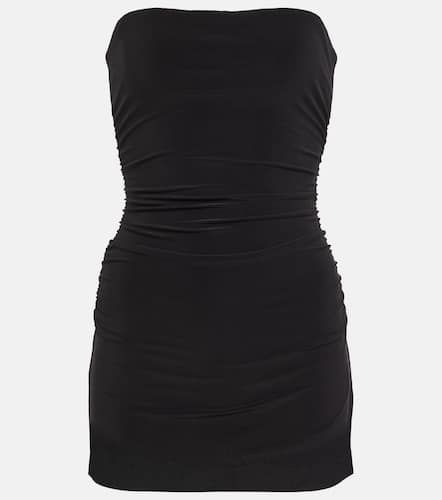 Ruched bandeau jersey minidress - Norma Kamali - Modalova