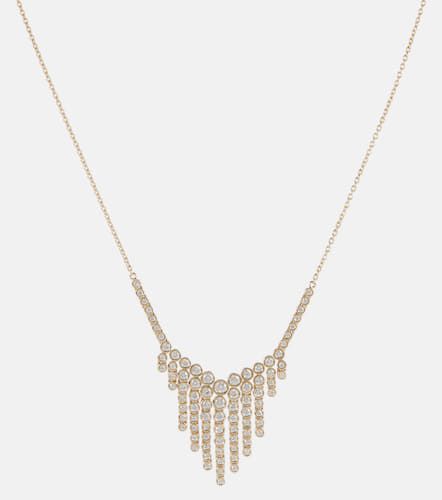 Halskette Fringe aus 14kt Gelbgold mit Diamanten - Ondyn - Modalova