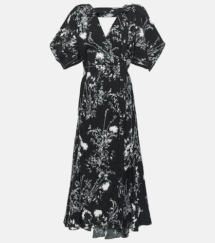 Floral cady midi dress - Victoria Beckham - Modalova