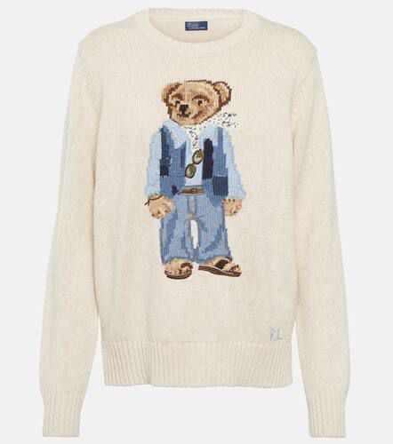 Pullover Polo Bear in cotone con intarsi - Polo Ralph Lauren - Modalova