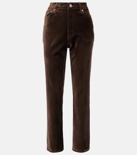 Pantalones rectos Le Sleek Straight de terciopelo - Frame - Modalova