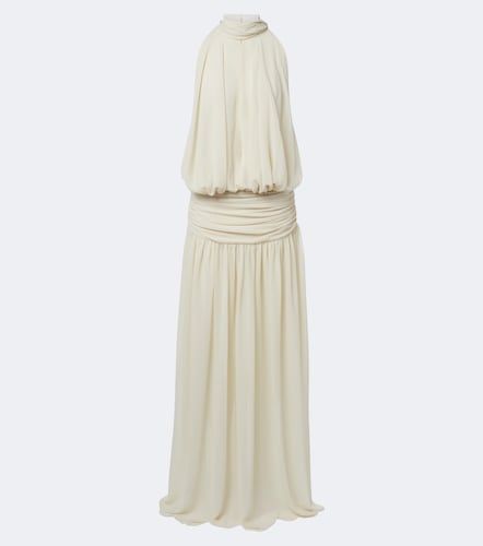 Vestido largo Cruz de chifón drapeado - De La Vali - Modalova
