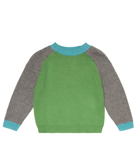 Poa colorblocked cotton-blend sweater - Caramel - Modalova