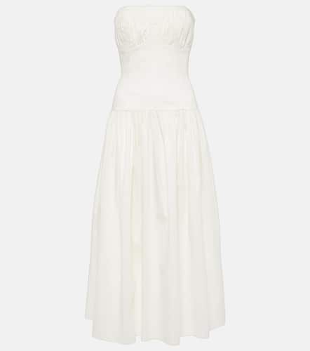 Lauryn strapless cotton-blend midi dress - Tove - Modalova