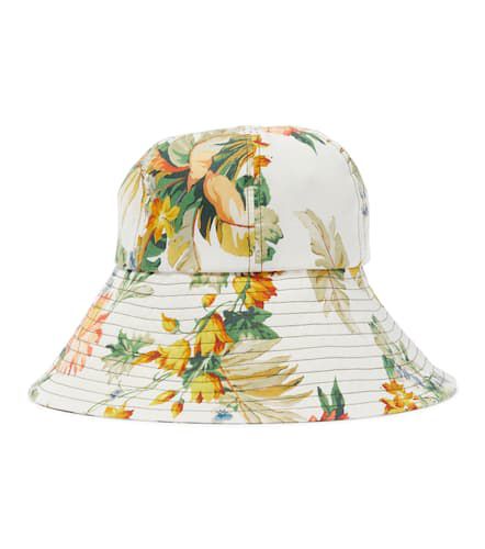 Vacation floral cotton bucket hat - Erdem - Modalova