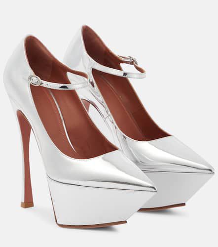 Plateau-Pumps Yigit aus Lackleder - Amina Muaddi - Modalova