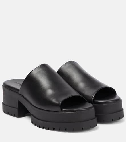 Wiam leather platform mules - Clergerie - Modalova