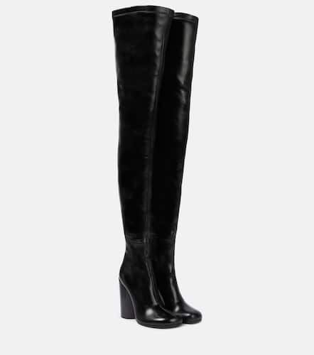 Leather over-the-knee boots - Burberry - Modalova