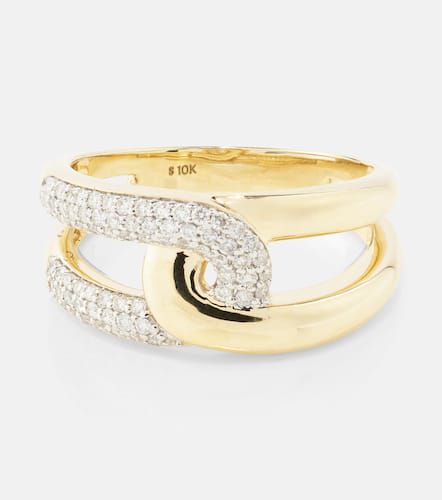 Ring aus 10kt Gelbgold mit Diamanten - Stone and Strand - Modalova