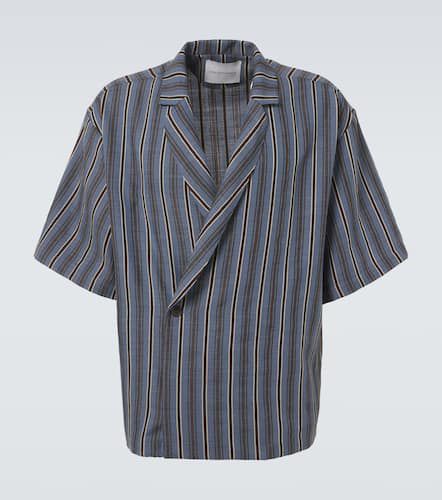 Striped virgin wool shirt - King & Tuckfield - Modalova