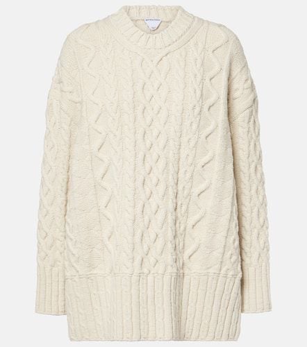 Jersey trenzado Aran de mezcla de lana - Bottega Veneta - Modalova