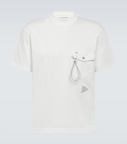 T-Shirt Pocket T aus Jersey - And Wander - Modalova