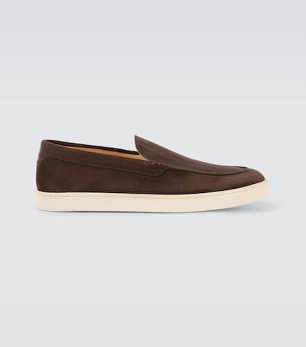 Herringbone suede loafers - Brunello Cucinelli - Modalova